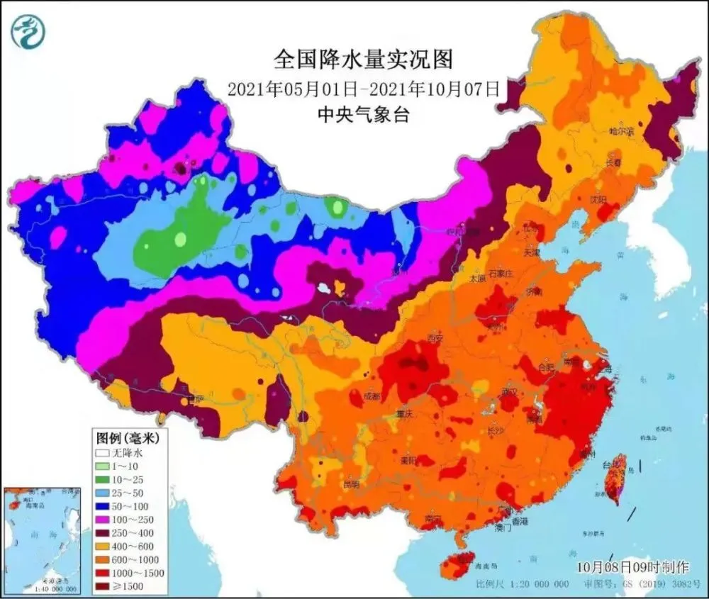 全国降水量预报图：大自然的神秘画卷，你的天气小助手